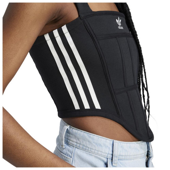 Adidas Γυναικεία αμάνικη μπλούζα Rib Corset Tank